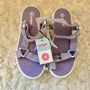 Kids' Arden Camp Sandals - Cat & Jack Purple 4:‎ Comfort Meets Fun